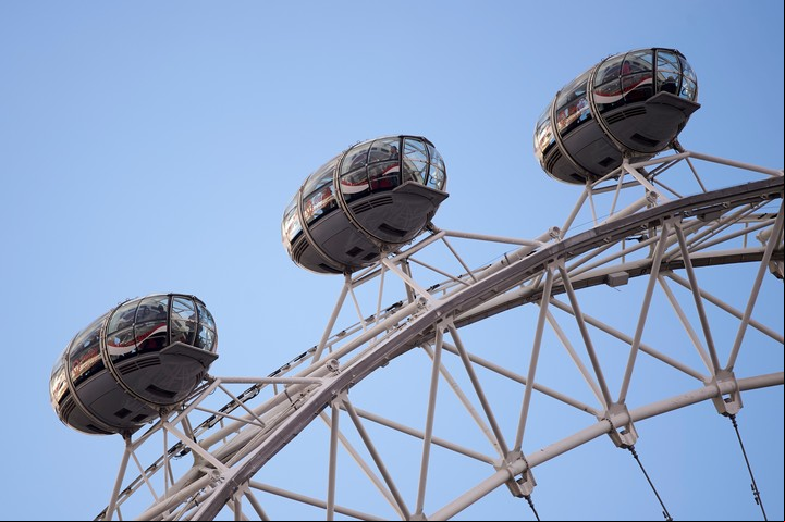 Desde el London Eye se puede tener una vista de todo Londres. AFP
