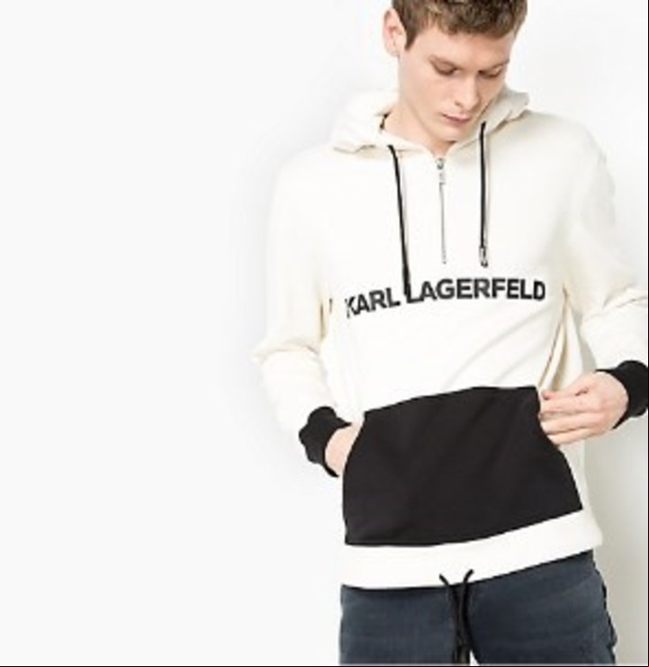 Uno de los buzos para hombre de la colección de Karl Lagerfeld para Falabella. (Foto: Falabella)