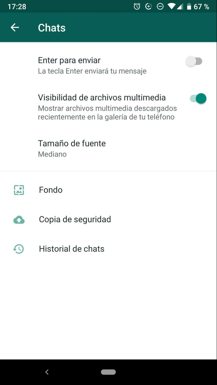 Así se ve la nueva pantalla de Ajustes de WhatsApp
