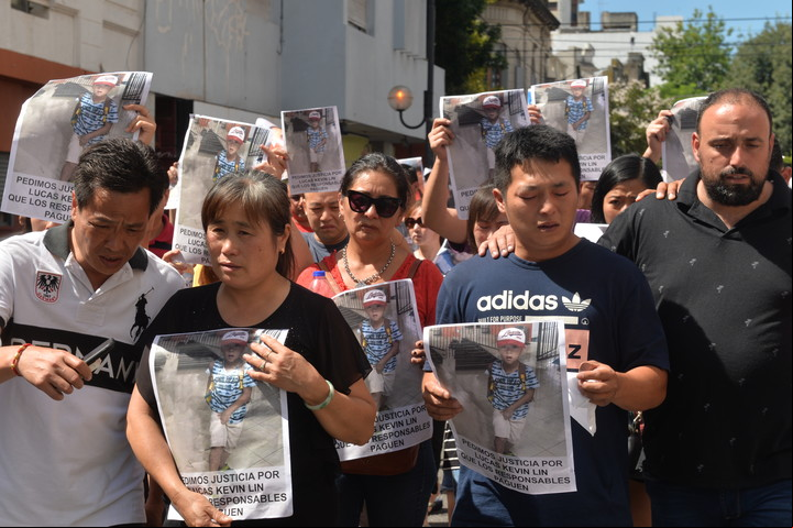 Una de las marchas posteriores a la muerte del nene.