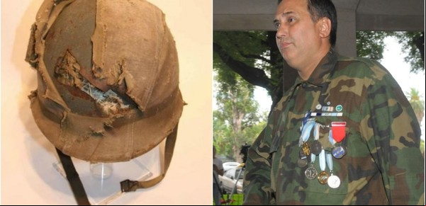 Vendían en eBay el casco que le salvó la vida en Malvinas, ahora un empresario lo compró y dice que se lo devolverá