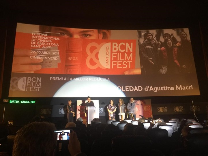 A premiação em Barcelona.