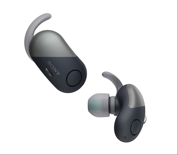 Sony WF-SP700N. Noise cancelling, Google assitant, modo sonido de ambiente (por seguridad), resistente a salpicaduras y al sudor. Diseño ergonómico para que no se salgan. $15.000