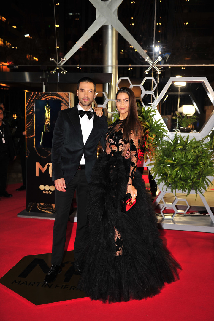 Zaira Nara, con un vestido de Javier Saiach (Foto: Maxi Failla).