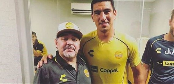 "Se notaba que Diego Maradona no estaba bien físicamente", confesó un argentino de Dorados