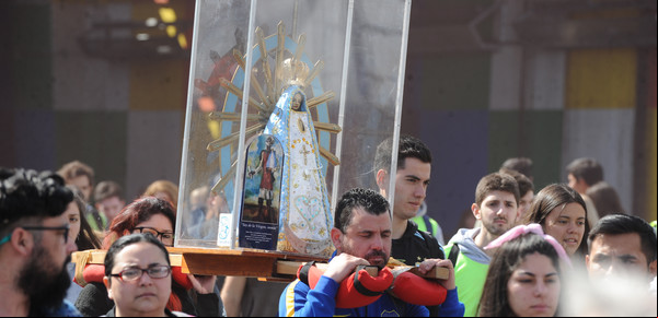 La peregrinación a Luján será virtual  y piden que la gente no acompañe la imagen de la Virgen