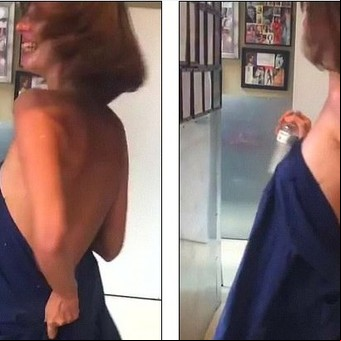 La hija de dos súper famosos subió un video borracha y semi desnuda