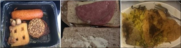 El grupo de consumidores dijo que algunos de los platos parecen realmente hechos para revolver el estómago.