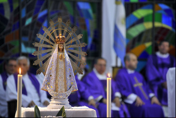 Finalmente, la Policía Federal le retiró el cargo de Comisario General a la Virgen de Luján