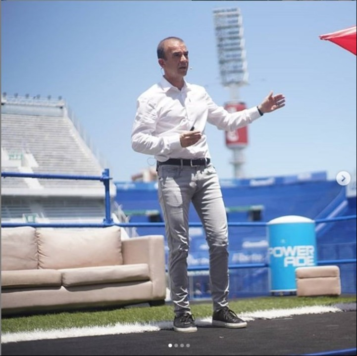 Eduard Pons, preparador físico de la Primera de Barcelona, durante la jornada del Deporte de Alto Rendimiento, en Vélez. (Foto: Prensa Vélez).