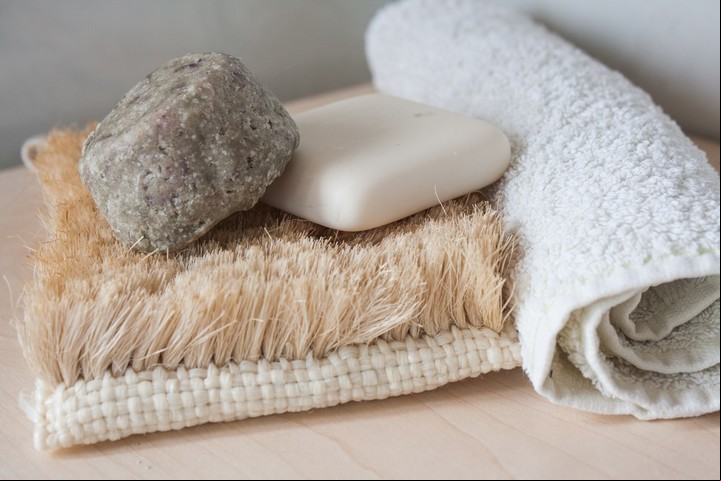 El champú sólido, un producto sin plásticos ni envases.
