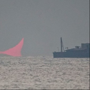 Los extraños "cuernos del diablo" que aparecieron en el Golfo Pérsico