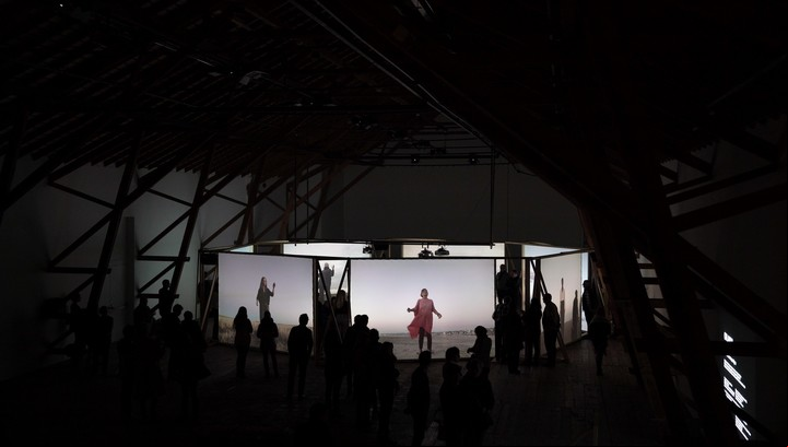 La novela de Virginia Woolf se convierte en videoinstalación. /Horace Lundd