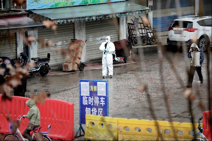 El mercado de Wuhan, en enero de 2020. Foto: Reuters
