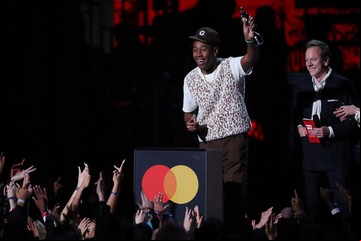 La irónica dedicatoria de Tyler, the Creator a Theresa May tras ganar en los BRIT Awards 2020