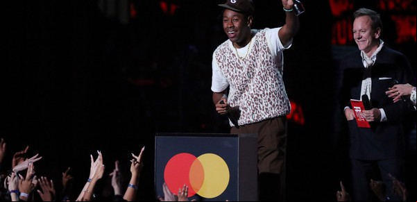 La irónica dedicatoria de Tyler, the Creator a Theresa May tras ganar en los BRIT Awards 2020