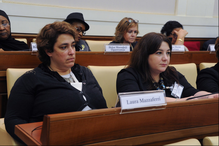 La fiscal María Alejandra Mángano, en el Vaticano.