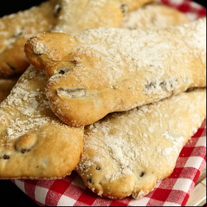 Ciabatta con aceitunas