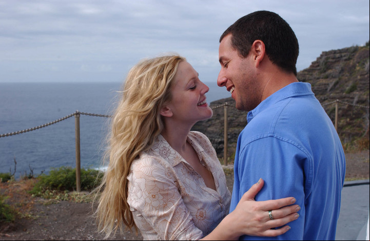 Drew Barrymore y Adam Sandler protagonizaron la comedia romántica "Como si fuera la primera vez".
