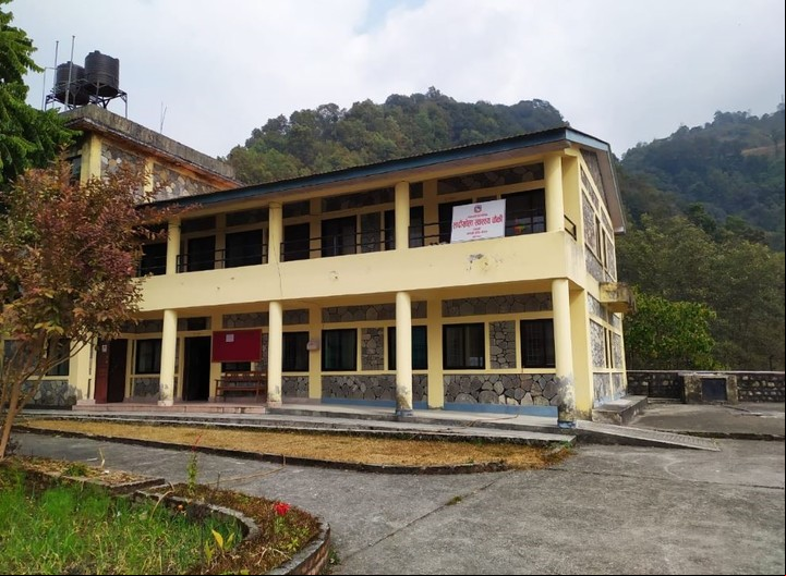El hospitalito de montaña donde Heliana trabajó durante febrero y marzo, hasta que dictaron la cuarentena.