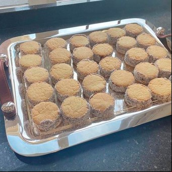 Alfajores de maicena de la reina Máxima Zorreguieta