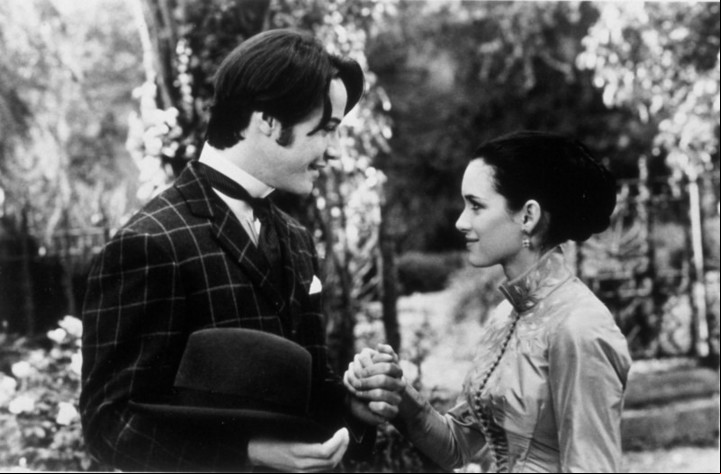 Winona Ryder y Keanu Reeves en "Drácula", de Francis Ford Coppola. Amigos, o tal vez más que amigos. Foto Archivo Clarín