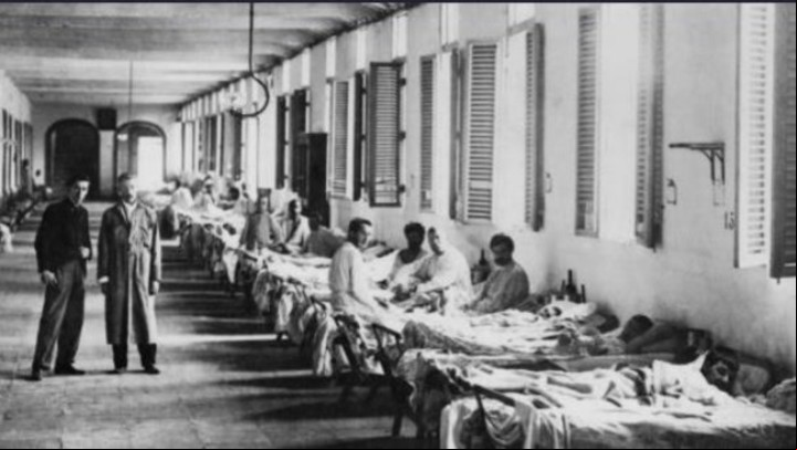 Una imagen de la epidemia de fiebre amarilla en Buenos Aires, en 1871, que provocó más de 13 mil muertes.