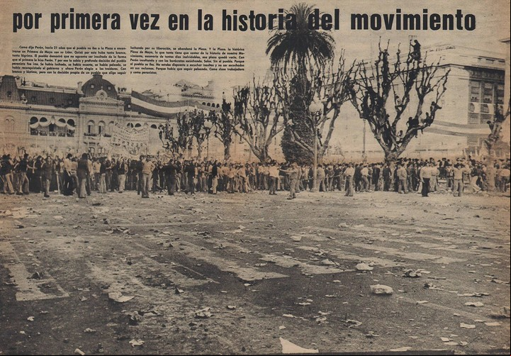 "El Peronista lucha por la liberación" N°1. Pags 16 y 17 (doble central).