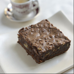 Brownie con café