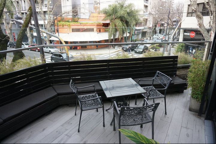 La terraza del restaurant Osaka, en Palermo. No la podrían habilitar Foto: Fernando de la Orden