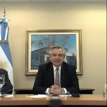 La arenga de Alberto Fernández: "Cuando termine la pandemia va a haber un banderazo de la gente de bien"