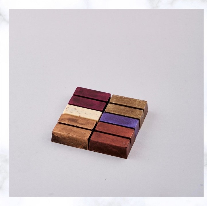 Lingotes de chocolate de Julieta Pascale. Foto Gentileza Kakawa