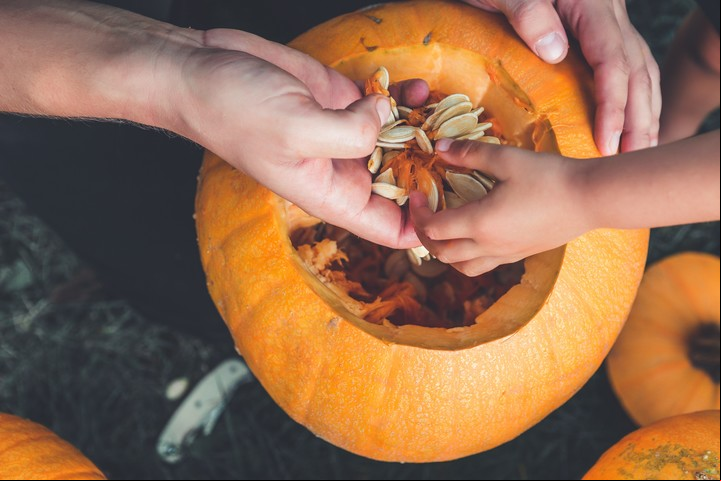 Las semillas de calabaza son una fuente muy rica de zinc.