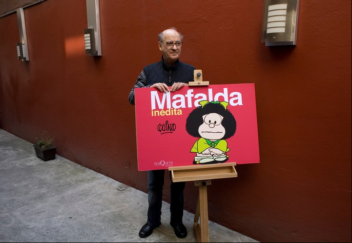 Ahora la familia de Quino, sus cinco sobrinos, deberán resolver quién se hará cargo de la dedicada tarea de Julieta. Foto AP