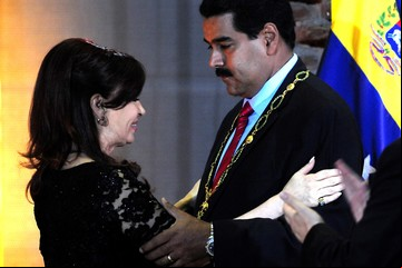 El apoyo del kirchnerismo a Maduro