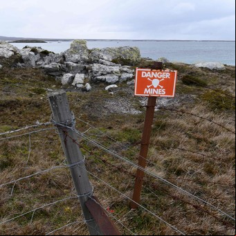 El Reino Unido asegura que removió de las Islas Malvinas todas las minas que quedaron de la guerra