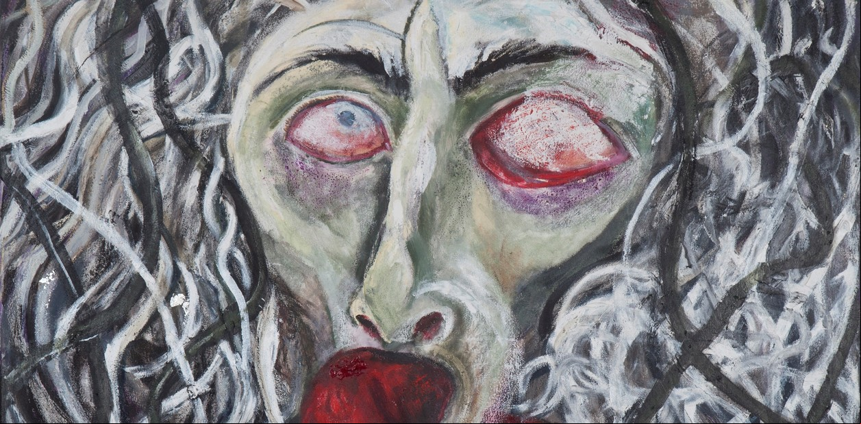 Canto Ottavo. “Spirito bizzarro”, 2018. Óleo sobre tela, 130 x 115 cm.