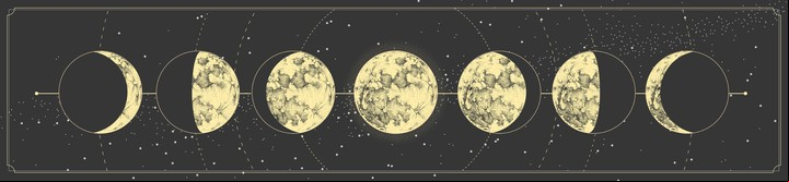 Calendario lunar 2021. Foto: ilustración Shutterstock.