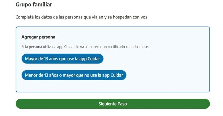 Grupo familiar en el Certificado Verano. Captura