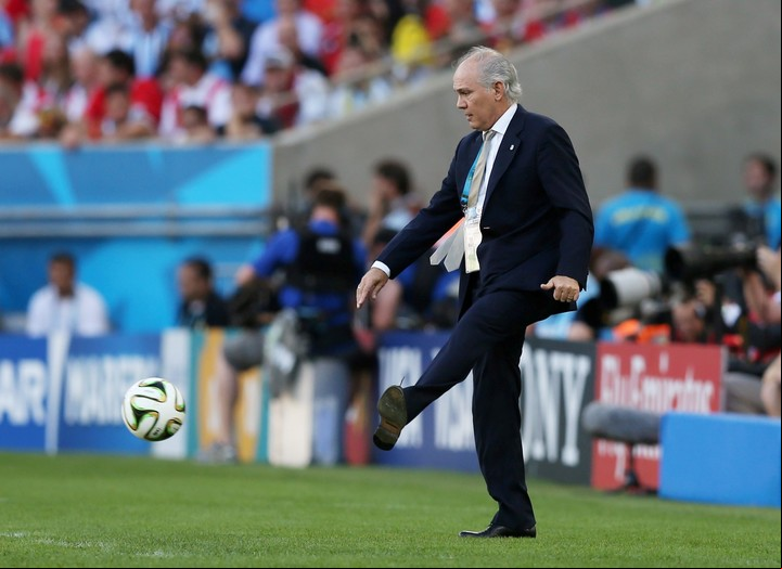Alejandro Sabella en la final de la Copa del Muindo 2014. Foto/Reuter