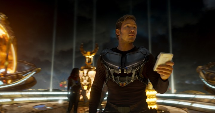 Pratt en una escena de "Guardianes de la galaxia Vol. 2", donde interpreta a Star-Lord/Peter Quill. Foto Archivo Clarín