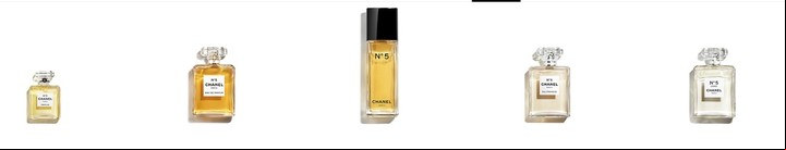 Todas las versiones del perfume (Chanel).