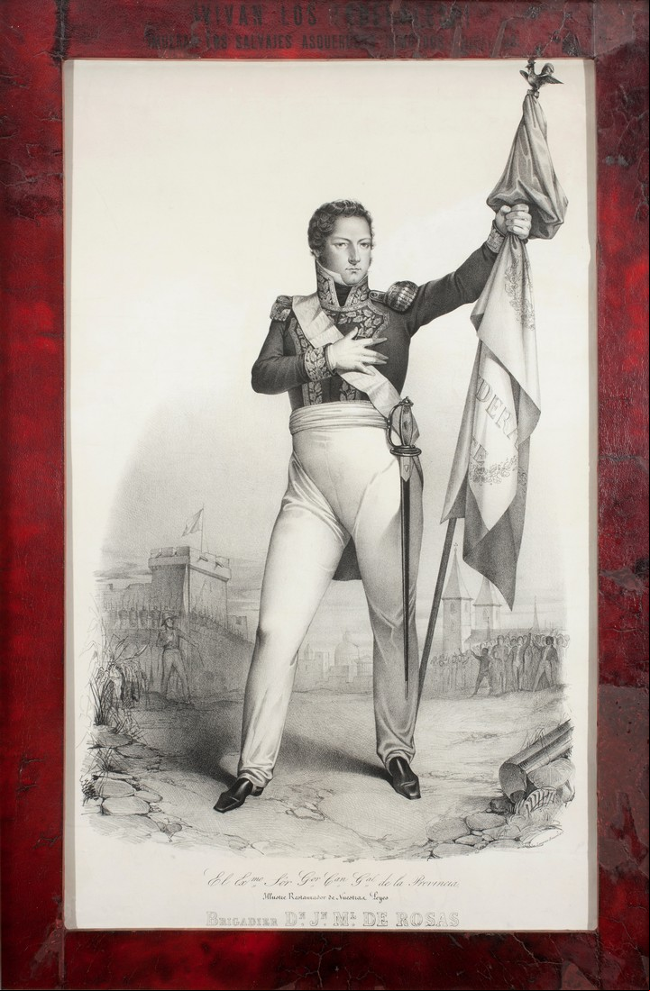 "Rosas es un emergente de un grupo dominante, que no necesariamente son los hacendados", dice Reguera. Imagen del libro El retrato Imposible de Carlos Vertanessian.