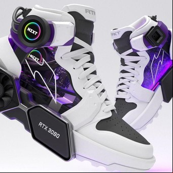 Para gamers: PC Master Race, las primeras zapatillas con hardware incorporado