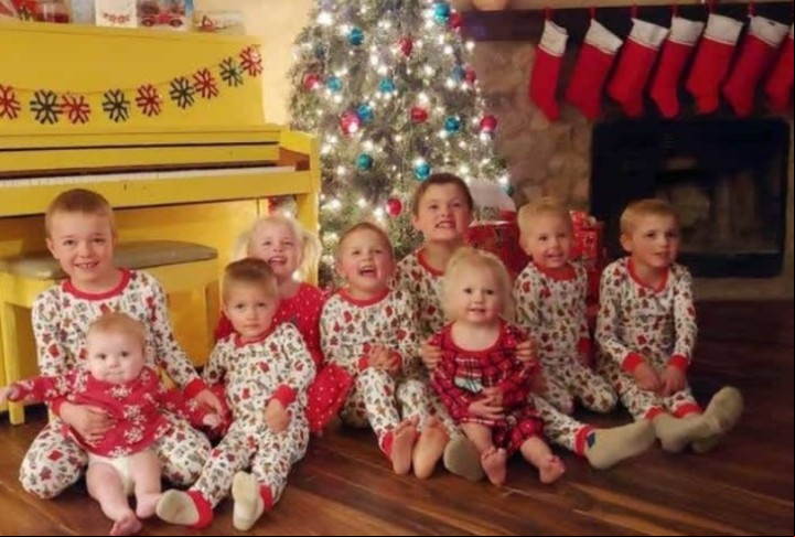 Los niños, durante la Navidad