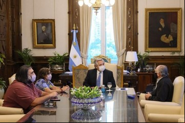 Tras las críticas al Gobierno en el acto del Día de la Lealtad, Yasky y Baradel fueron a la Casa Rosada