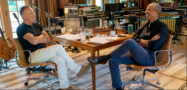 Barack Obama y Bruce Springsteen, en un Podcast de Spotify