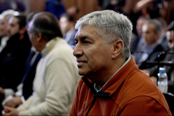 Lázaro Báez, en un juicio en su contra.