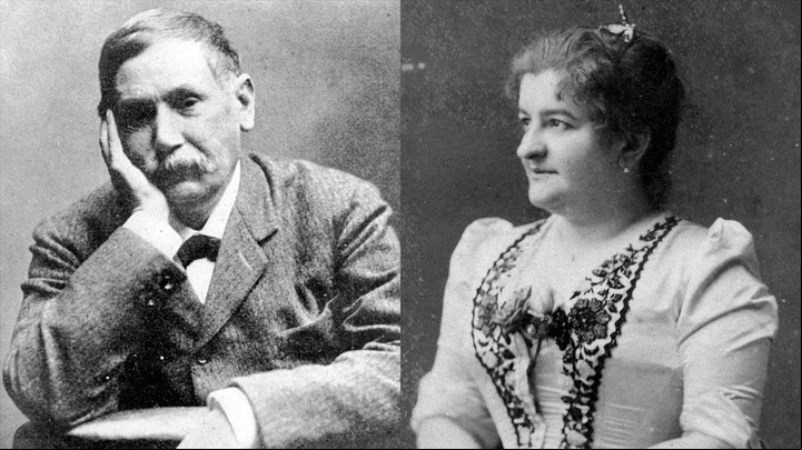 Emilia Pardo Bazán y Benito Pérez Galdós.