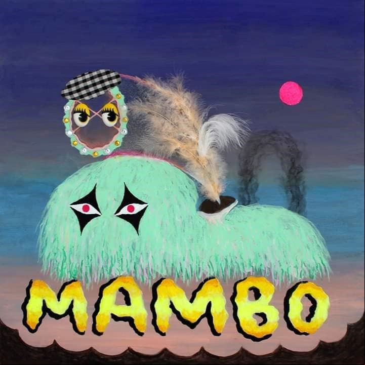 El estilo de Marcelo Alzetta.”Mambo”, 2018, técnica mixta sobre tela.